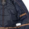 Geographical Norway ABRAMOVITCH Men - Veste Chaude Homme Tissu Impermeable - Manteau Epais Capuche Fourrure Outdoor - Blouson Doudoune Matelasse Hiver Exterieur Parka Hommes