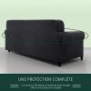 41koPSfzdbL._AC_.jpg CHUN YI 1 Pièce Jacquard Housse de Canapé Extensible, Revêtement de Canapé (2 Places, Gris)