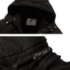 51NUnno2qQL._AC_.jpg WenVen Homme Veste à Capuche en Coton Classique Manteau Chaud Polaire Parka d'Extérieur d'hiver Veste Militaire Coupe-Vent Mi-Long Décontracté