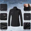 51UGqkyMwoL._AC_.jpg PROSmart Veste Chauffante pour Femme Veste Imperméable avec Batterie 12v