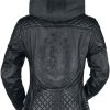 51bGGBczrTL._AC_.jpg HARRY POTTER Poudlard Femme Veste en cuir noir, , Slim Fit