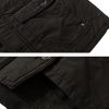 51f3dxxaX0L._AC_.jpg WenVen Homme Veste à Capuche en Coton Classique Manteau Chaud Polaire Parka d'Extérieur d'hiver Veste Militaire Coupe-Vent Mi-Long Décontracté