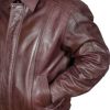 51nVf2sdTbL._AC_.jpg Hommes Véritable Cuir Classique Style Bombardier Gents Blouson Manteau Jim Marron