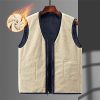 51uJocuasiL._AC_.jpg Gilet Chauffant Homme, Veste Chauffante électrique Rechargeable par USB, Casual Loose Hiver Chaude Grande Taille Chaud Veste Chauffant pour Sports De Plein Air