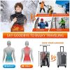 GREAHWD Gilet chauffant, veste chauffante légère et réglable pour hommes et femmes alimentée par USB, manteau chauffant pour les sports de plein air
