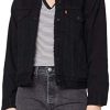 Levi's Ex-BF Sherpa Trucker Veste en Jean Femme Levi's Ex-BF Sherpa Trucker Veste en Jean Femme