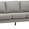 Marque Amazon - Rivet, canapé modèle Revolve, style moderne, largeur Marque Amazon - Rivet, canapé modèle Revolve, style moderne, largeur 80 cm, tissu gris
