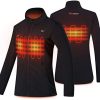 PROSmart Veste Chauffante pour Femme Veste Imperméable avec Batterie 12v PROSmart Veste Chauffante pour Femme Veste Imperméable avec Batterie 12v
