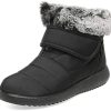 Vunavueya Chaussures Bottes D'Hiver Femmes Courte Bottines Mode de Neige Vunavueya Chaussures Bottes D'Hiver Femmes Courte Bottines Mode de Neige avec Doublure Chaud Fourrure Winter Boots 35-42