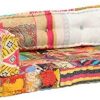 vidaXL Coussin de Canapé Palette Coussin de Sofa Palette Rembourrage vidaXL Coussin de Canapé Palette Coussin de Sofa Palette Rembourrage Salon Maison Intérieur Confortable et Doux Multicolore Tissu Patchwork