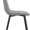 vidaXL 4X Chaises de Salle à Manger Chaises de Repas Sièges à Dîner Chaises de Cuisine Meubles de Cuisine Maison Intérieur Gris Clair Velours