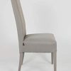 21HeFNluTL._AC_.jpg Tommychairs - Set 4 chaises Chiara Structure Bois de hêtre rembourrés revêtus en Tissue Couleur Chamois