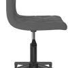 21HgHpVkgoL._AC_.jpg vidaXL Chaise pivotante de Salle à Manger Gris foncé Velours