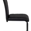 21LeapUVPL._AC_.jpg IDMarket - Lot de 4 chaises MIA Noires Pieds Noirs pour Salle à Manger