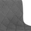 21YKbfJDukL._AC_.jpg vidaXL Chaise pivotante de Salle à Manger Gris foncé Velours