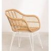 21jBiWxImbL._AC_.jpg SKLUM Chaise de Salle à Manger en Rotin Synthétique Zole Blanc