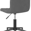21l3lbVbejL._AC_.jpg vidaXL Chaise pivotante de Salle à Manger Gris foncé Velours