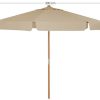 3105x2tSoUL._AC_.jpg SONGMICS Parasol 3 m, Ombrelle octogonal, Protection Solaire, Anti-UV, mât et Baleines en Bois, inclinable, sans Socle, pour terrasse, Balcon, Jardin, Taupe GPU32BR