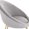 3108iVFlKsL._AC_.jpg WOLTU 1 X Chaise de Chambre Chaise de Salle à Manger Assise en Velours Pied en métal,Gris Clair BH217hgr-1