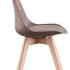 310IIYJZQkL._AC_.jpg Life Interiors Lorenzo - Chaise Scandinave - Assise Rembourrée - Salle à Manger, Cuisine, Chambre (Marron, 4)