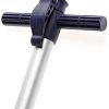 312X5jweX7S._AC_.jpg Parasol de plage / jardin Ø 200 cm anti-vent, mât en aluminium, pare-soleil pour terrasse, hauteur réglable, jardin, camping, piscine, inclinable pliable à 360 ° rotatif anti-vent