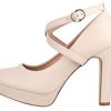 312pJ5o-09L._AC_.jpg Elara Escarpins Femme Sangles Talons Hauts Vintage Chunkyrayan