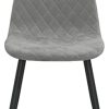 vidaXL 4X Chaises de Salle à Manger Chaises de Repas Sièges à Dîner Chaises de Cuisine Meubles de Cuisine Maison Intérieur Gris Clair Velours