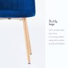 314Lsu1aq4S._AC_.jpg CO-Z 2 Chaises de Salle à Manger en Velours, Chaise de Cuisine Rembourrée en Velours, 2 Rétro Chaises en Tissu avec Pieds en Métal, Chaise Rembourré Scandinaves pour Maison Salon Chambre