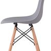 316sgkbsQtL._AC_.jpg BenyLed Lot de 6 Chaises de Salle à Manger en Plastique Design Rétro Chaise D'appoint (Gris)