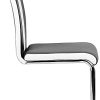 Lot de 6 Chaise de Salle à Manger Chaises de Maison en Forme d'arc à Dossier Unique pour Cuisine/Salle à Manger/Jardin (Noir-Blanc, 6)