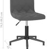 31BFqZYKFNL._AC_.jpg vidaXL Chaise pivotante de Salle à Manger Gris foncé Velours
