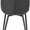 31F5FUwm7yL._AC_.jpg WOLTU Lot de 6 Chaises de Salle à Manger Chaises de Repas rembourrée en Tissu Scientifique piétement en métal,Chaise de Salon Anthracite BH248an-6