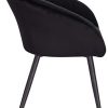 31FUWdFhd8L._AC_.jpg WOLTU 1 pièce Chaise de Salle à Manger rembourrée en Velours Pieds en métal,Chaise de réception Couleur Noir BH244sz-1
