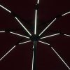 31FnNTiZl7L._AC_.jpg Parasol de Jardin Lumineux Solaire Ø 270 cm - Tube Aluminium 38 MM Noir - Toile parasol en Polyester 180g/m2 UV 50-16 Tubes LED Blanc Chaud - Panneau Solaire 1,8W inclus