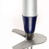 31GyxHVEs-S._AC_.jpg Parasol de plage / jardin Ø 200 cm anti-vent, mât en aluminium, pare-soleil pour terrasse, hauteur réglable, jardin, camping, piscine, inclinable pliable à 360 ° rotatif anti-vent