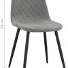 vidaXL 4X Chaises de Salle à Manger Chaises de Repas Sièges à Dîner Chaises de Cuisine Meubles de Cuisine Maison Intérieur Gris Clair Velours