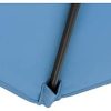 31MHfkFyxyL._AC_.jpg Uniprodo Parasol De Jardin Protection Solaire UNI_Umbrella_2SQ250BL (Bleu, Rond, Rotatif, Acier, Polyester, Ø 250 cm, Filtre UV)
