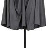 31Mdgb8YuLL._AC_.jpg Zelsius Parasol | Parasol Double avec manivelle | 460x270 cm (Gris)
