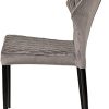 31Mhr88-ZDS._AC_.jpg JYMTOM Chaise de salle à manger rembourrée avec accoudoirs Largeur d'assise 45,5 cm Pieds en métal Revêtement velours Charge max. 120 kg