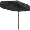 31MsyQtcWrL._AC_.jpg Zelsius Parasol | Parasol Double avec manivelle | 460x270 cm (Gris)