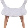 31QjVoBnHDL._AC_.jpg Herbalady Lot de 4 ou 6 chaises au design simple avec dossier ouvert. Utilisé dans la salle à manger, le salon, la chambre, etc. 2 styles et plusieurs couleurs sont disponibles. (Gris clair, 4)