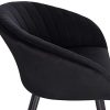 31TBf2hqBYL._AC_.jpg WOLTU 1 pièce Chaise de Salle à Manger rembourrée en Velours Pieds en métal,Chaise de réception Couleur Noir BH244sz-1