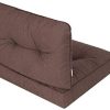 31WemB38KVL._AC_.jpg Coussin de jardin, pour chaise, fauteuil rotin, fauteuil jardin, coussin fauteuil rotin, coussin fauteuil jardin - Taille M, 50 x 50 x 40 cm – Marron
