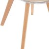 31bKIHPetrL._AC_.jpg Nordlys - Lot de 4 Chaises de Salle a Manger Scandinaves Pieds Bois Transparent ABS Beige