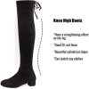 31bQlG6yALL._AC_.jpg Bottes Haute Femme Knee High Boot Femme Cuissardes Elastique Talon Noir Marron Vert EU 35-43