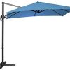 31bvI4devYL._AC_.jpg Uniprodo Parasol De Jardin Protection Solaire UNI_Umbrella_2SQ250BL (Bleu, Rond, Rotatif, Acier, Polyester, Ø 250 cm, Filtre UV)