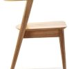 VS Venta-stock Pack 2 chaises Venus, Couleur Chêne, Bois Massif, 58 cm (Longueur) 57,5 cm (Profondeur) 76 cm (Hauteur)