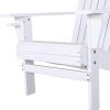31f-3pXZQXL._AC_.jpg Outsunny Fauteuil de Jardin Adirondack Chaise Longue inclinable en Bois 97L x 73l x 93H cm Blanc