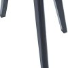 Nordlys - Lot de 2 Chaises de Salle a Manger Scandinaves Pieds Bois Velours Bleu Canard