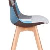 31kN0v7t-SL._AC_.jpg GrandCA HOME Lot de 2/4 chaises de salle à manger style nordique (2, Bleu)